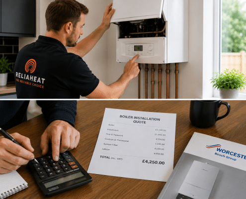 boiler engineer with boiler costs